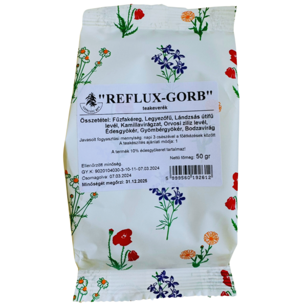 „REFLUX-GORB“ (Bylinná čajová zmes na zmiernenie refluxu) 50g