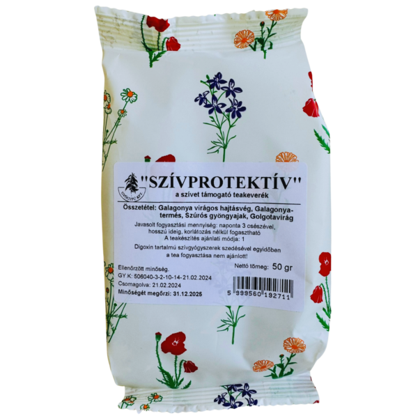 „OCHRANA SRDCA“ (Bylinná čajová zmes na podporu činnosti srdca) 50g