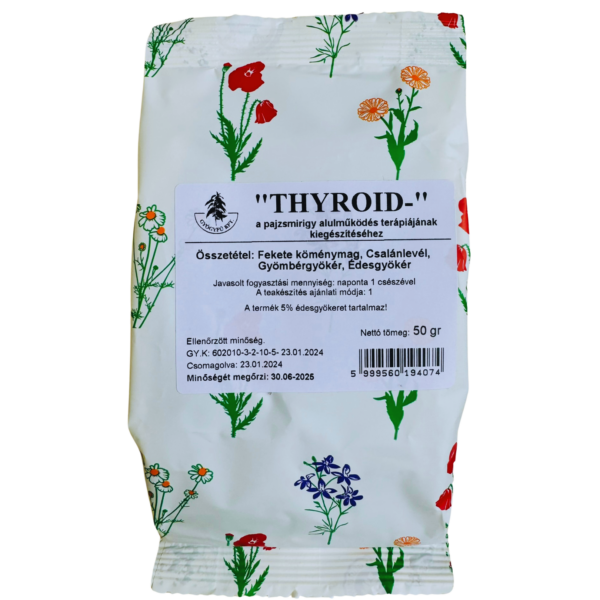 „THYROID -“  (Bylinná čajová zmes na podporu liečby hypotyreózy) 50g