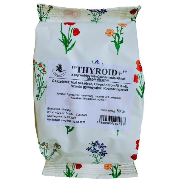 „THYROID +“  (Bylinná čajová zmes na podporu liečby hypertyreózy) 50g