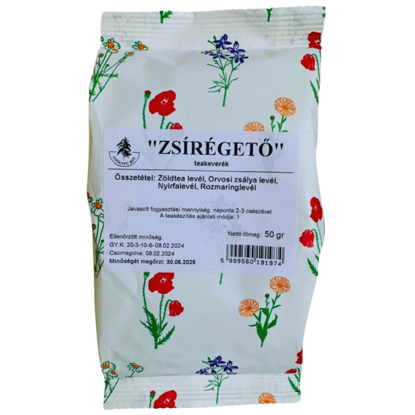 „SPAĽOVAČ TUKOV“  (Bylinná čajová zmes na podporu spaľovania tukov) 50g
