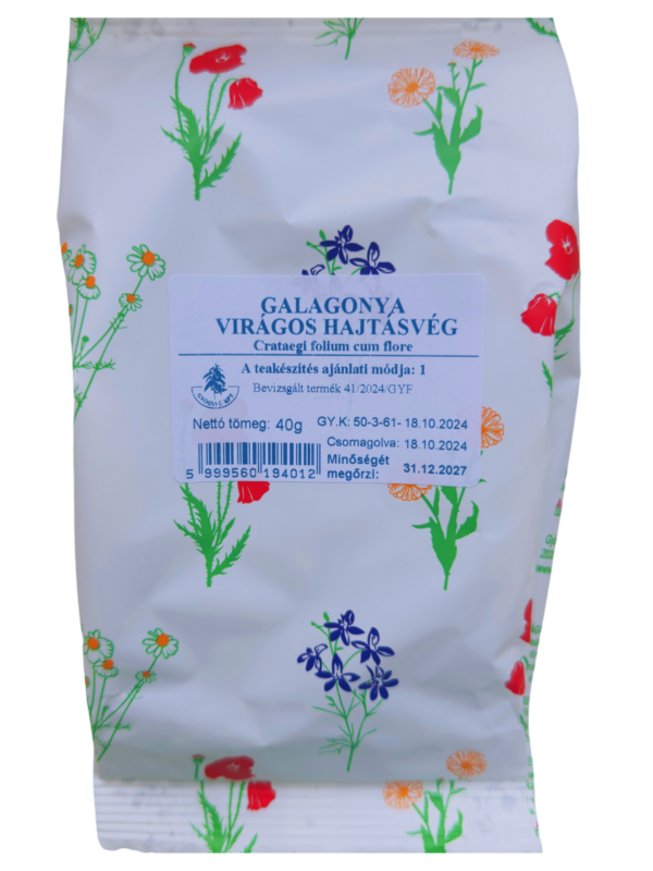 Hloh obyčajný - list s kvetom 40 g